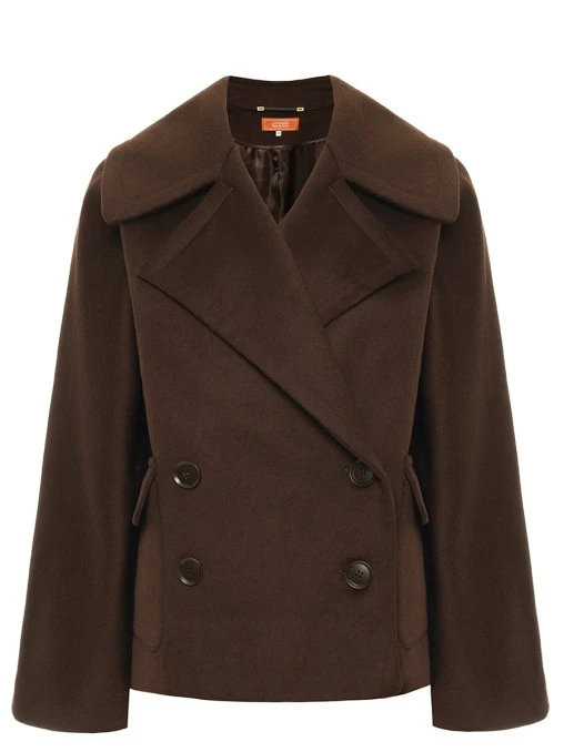 Полупальто из шерсти и кашемира LECODE