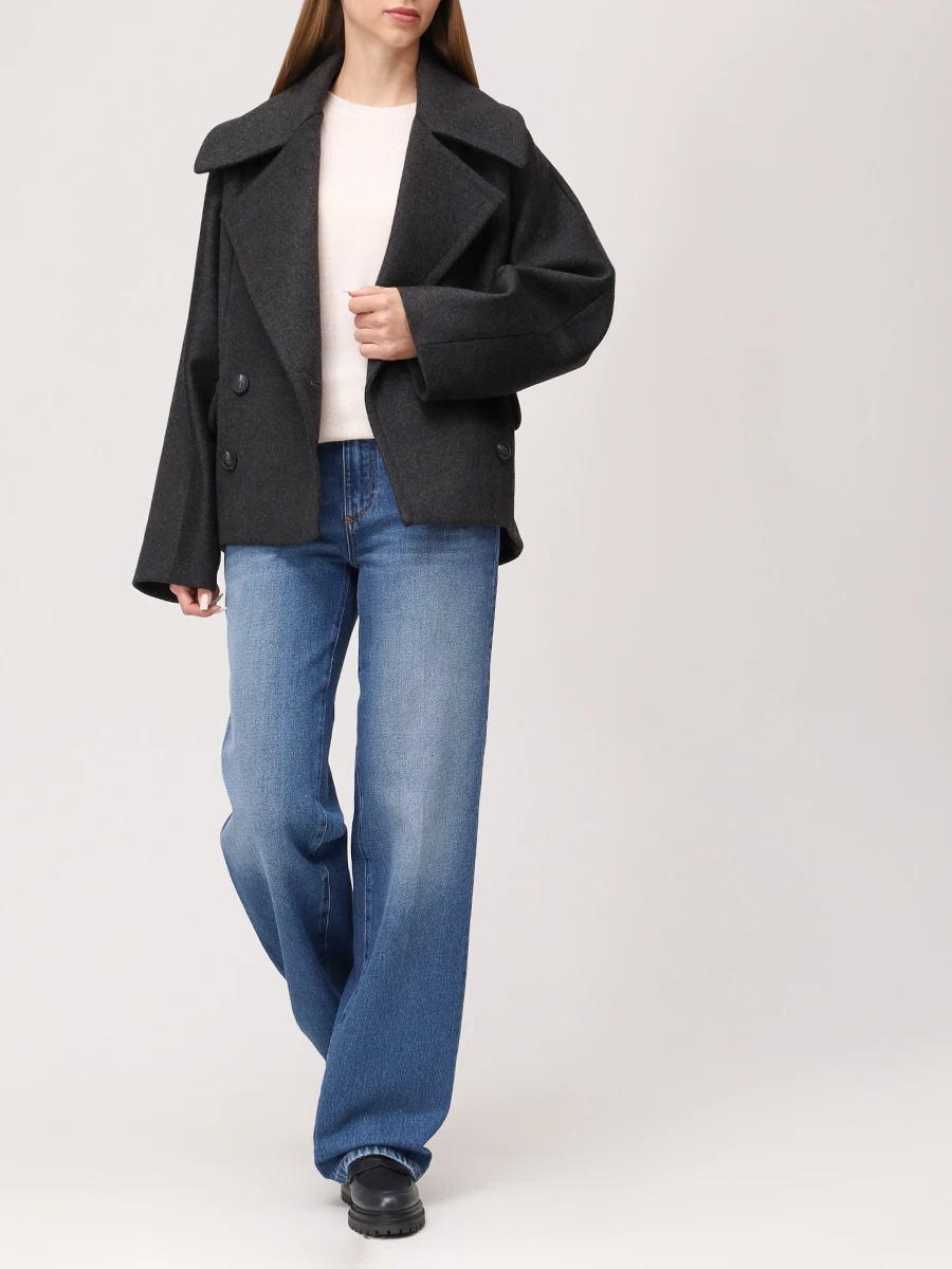 Полупальто шерстяное