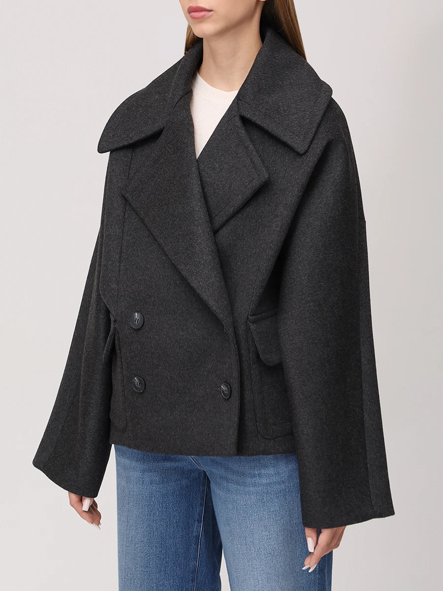 Полупальто шерстяное