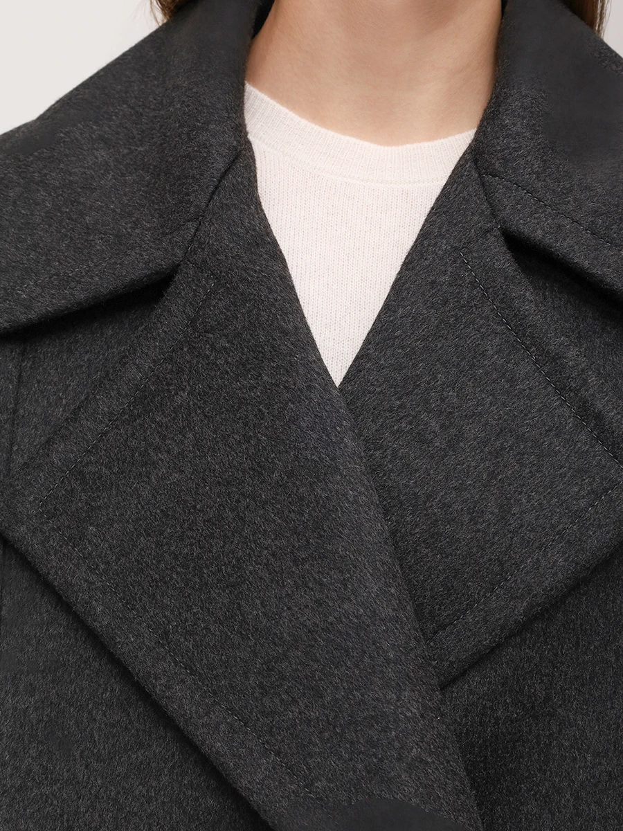 Полупальто шерстяное