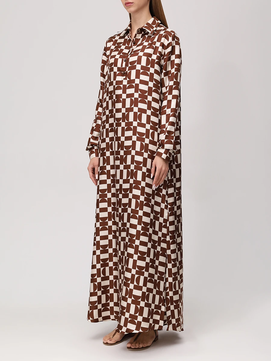 Платье шелковое