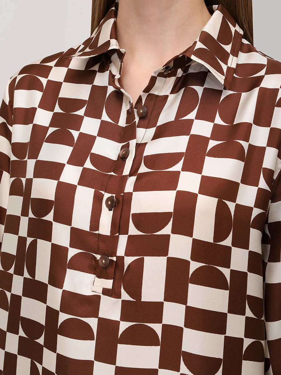 Платье шелковое