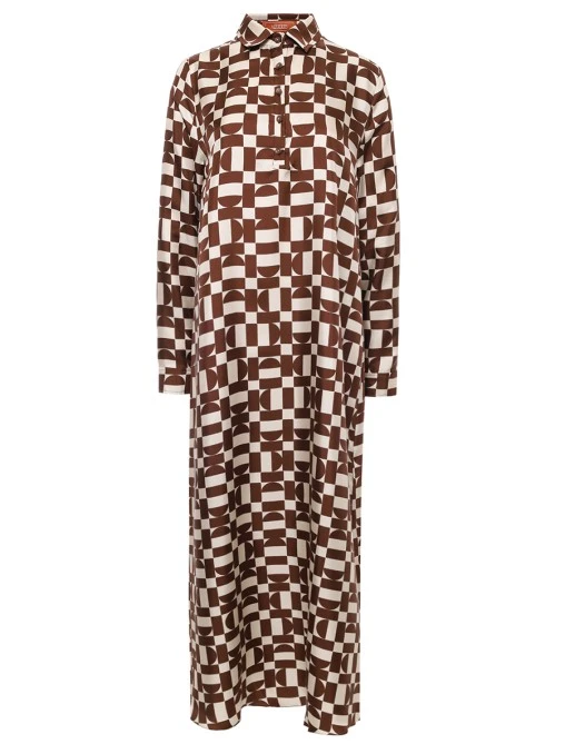 Платье шелковое LECODE