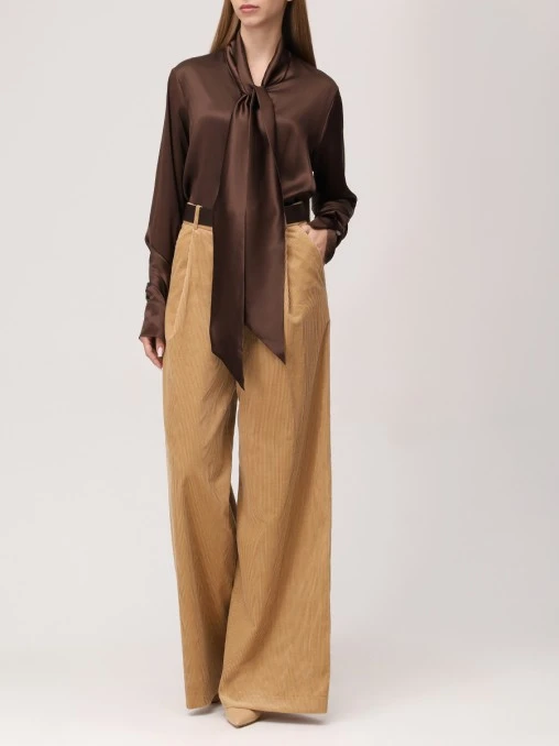 Блуза шелковая LECODE