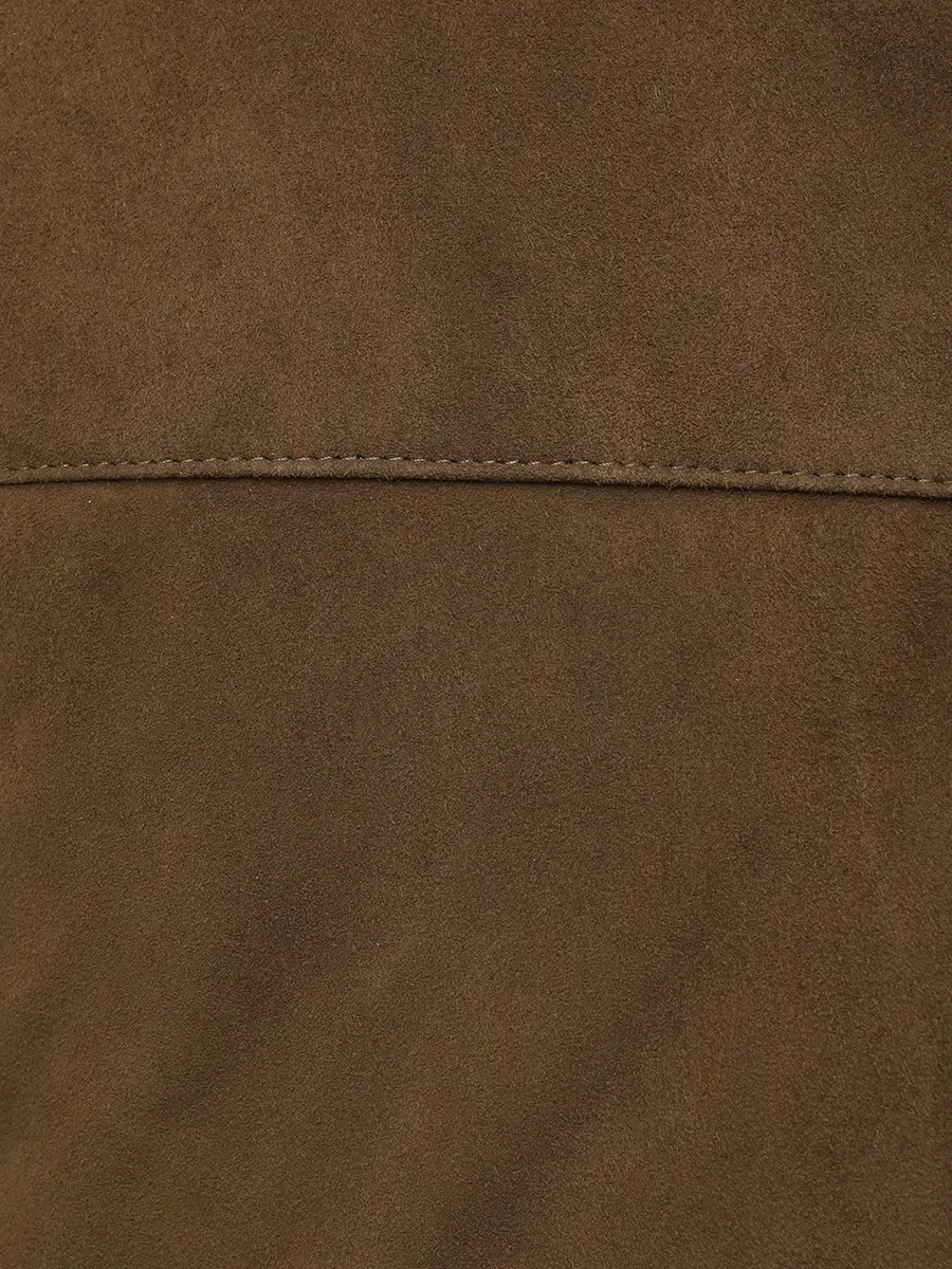 Жилет замшевый