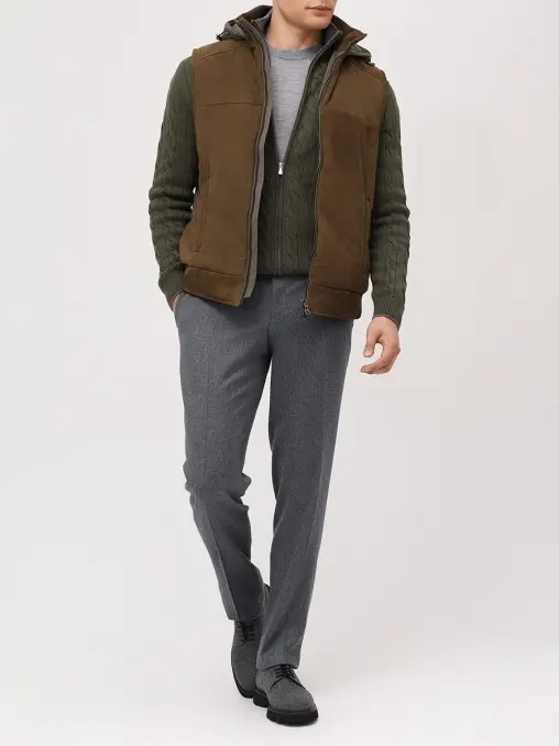 Жилет замшевый SUIT FACTORY