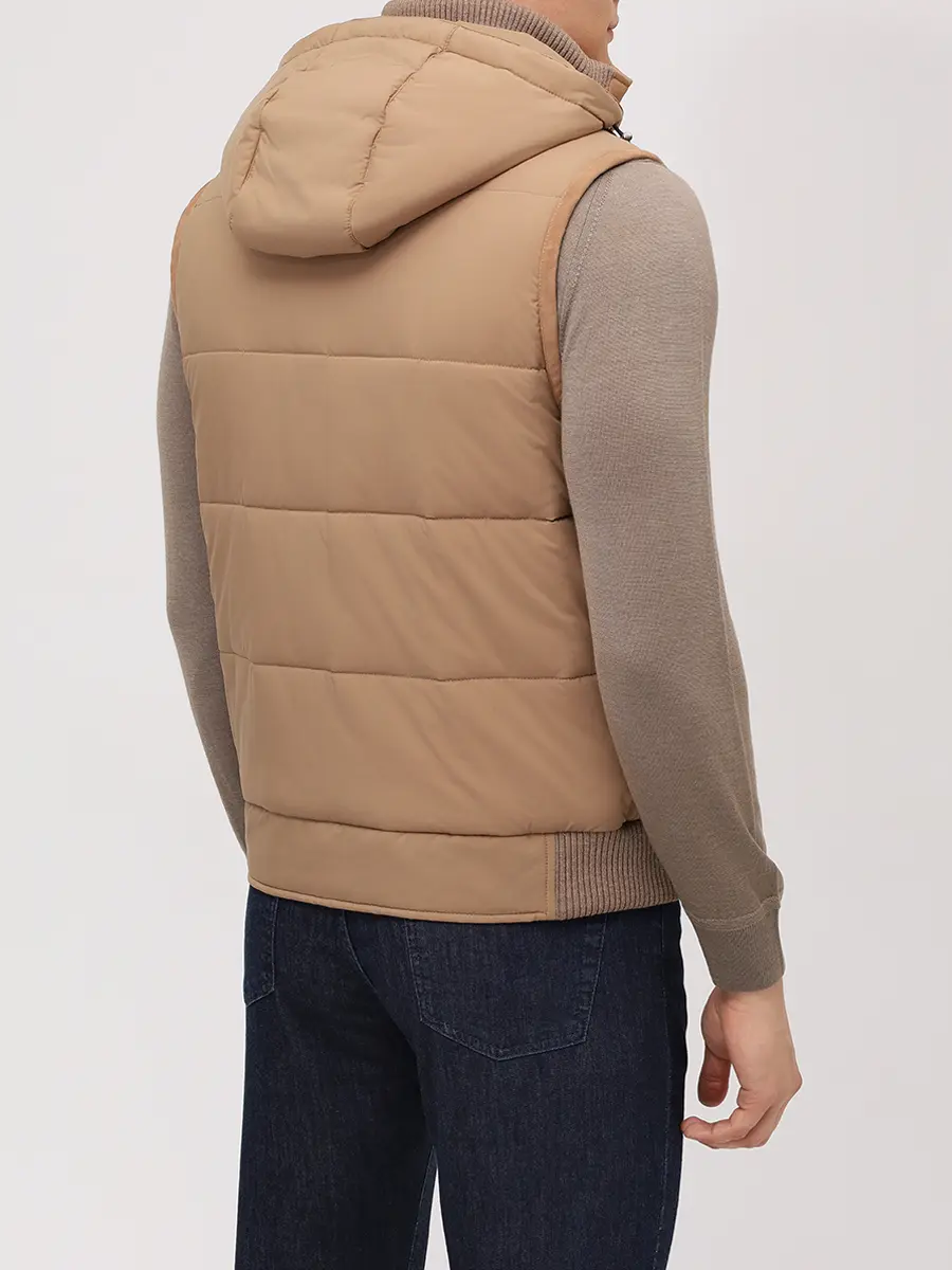 Жилет замшевый