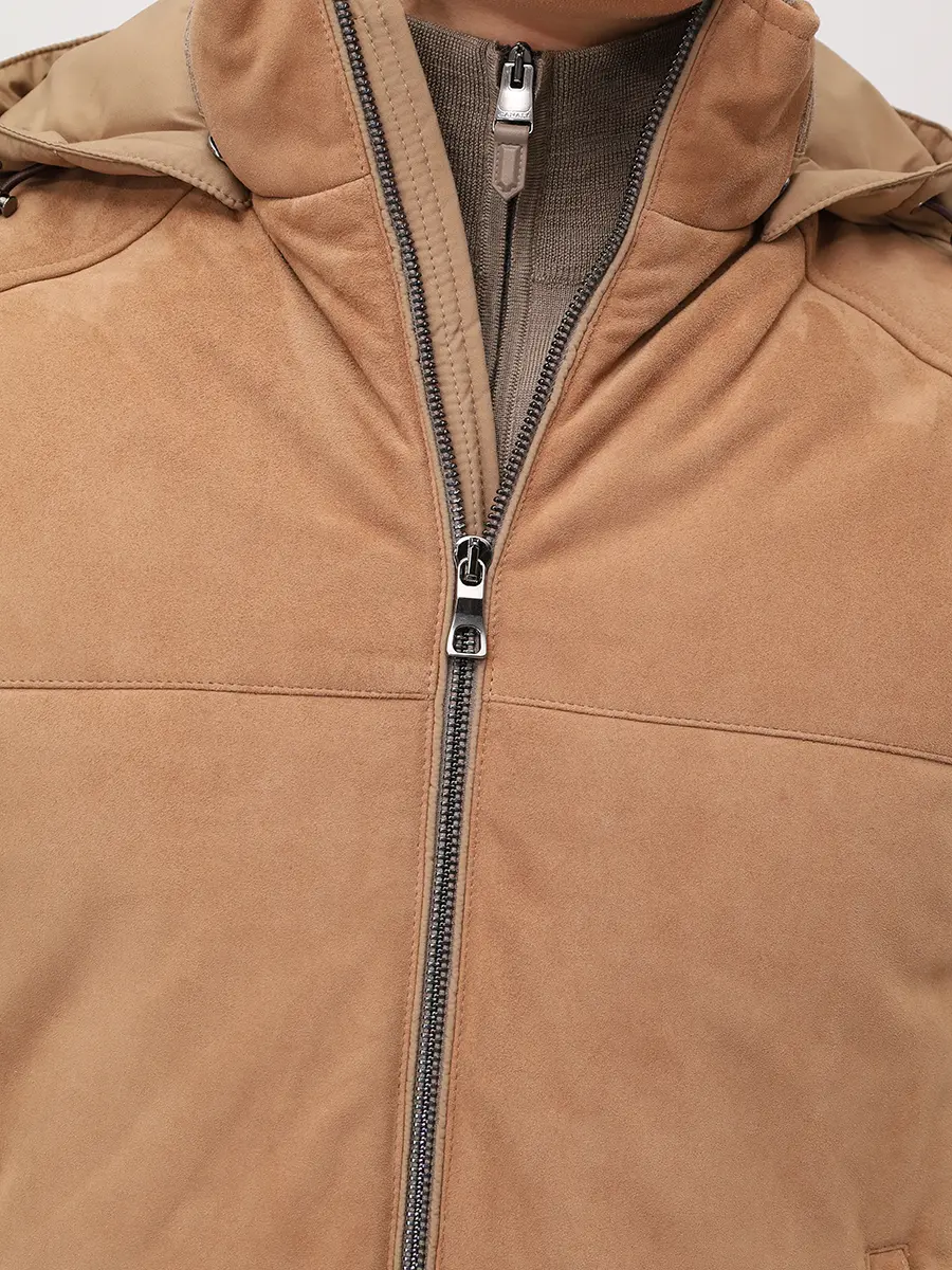 Жилет замшевый