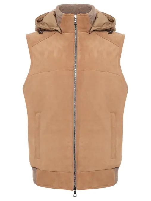 Жилет замшевый SUIT FACTORY