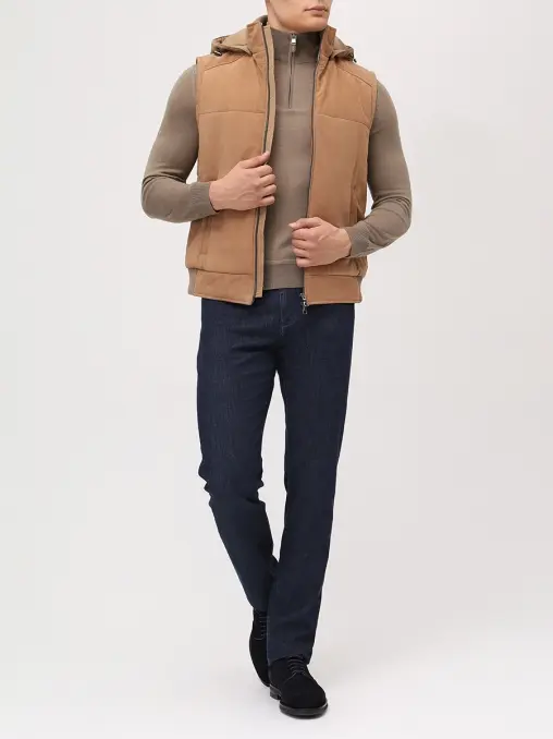 Жилет замшевый SUIT FACTORY