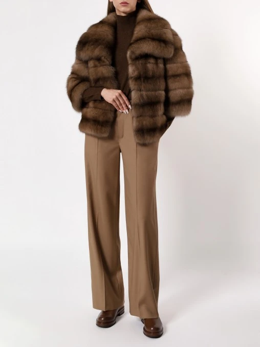 Полушубок «Санса» соболиный AMELI