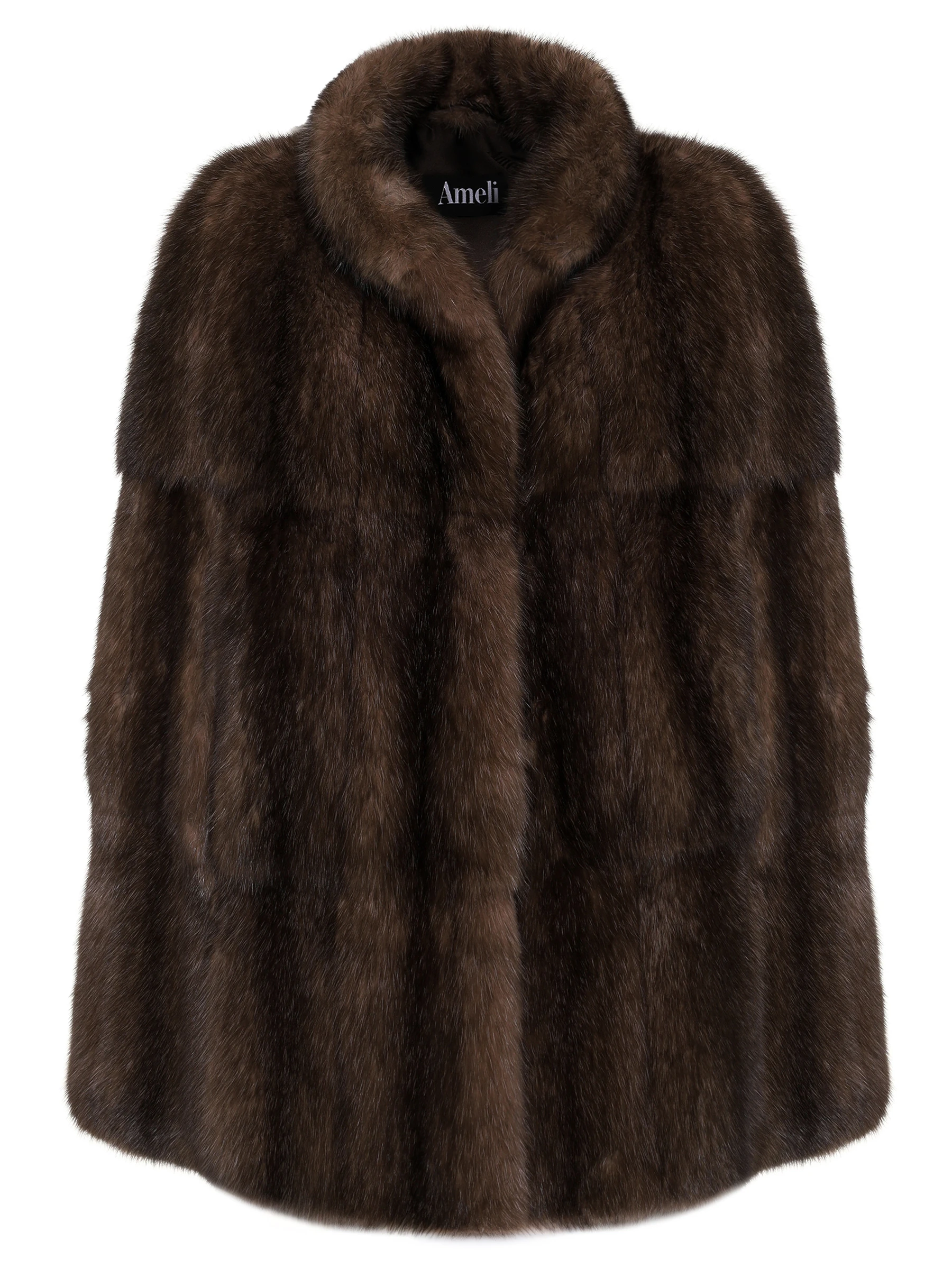 Шуба-кейп соболиная