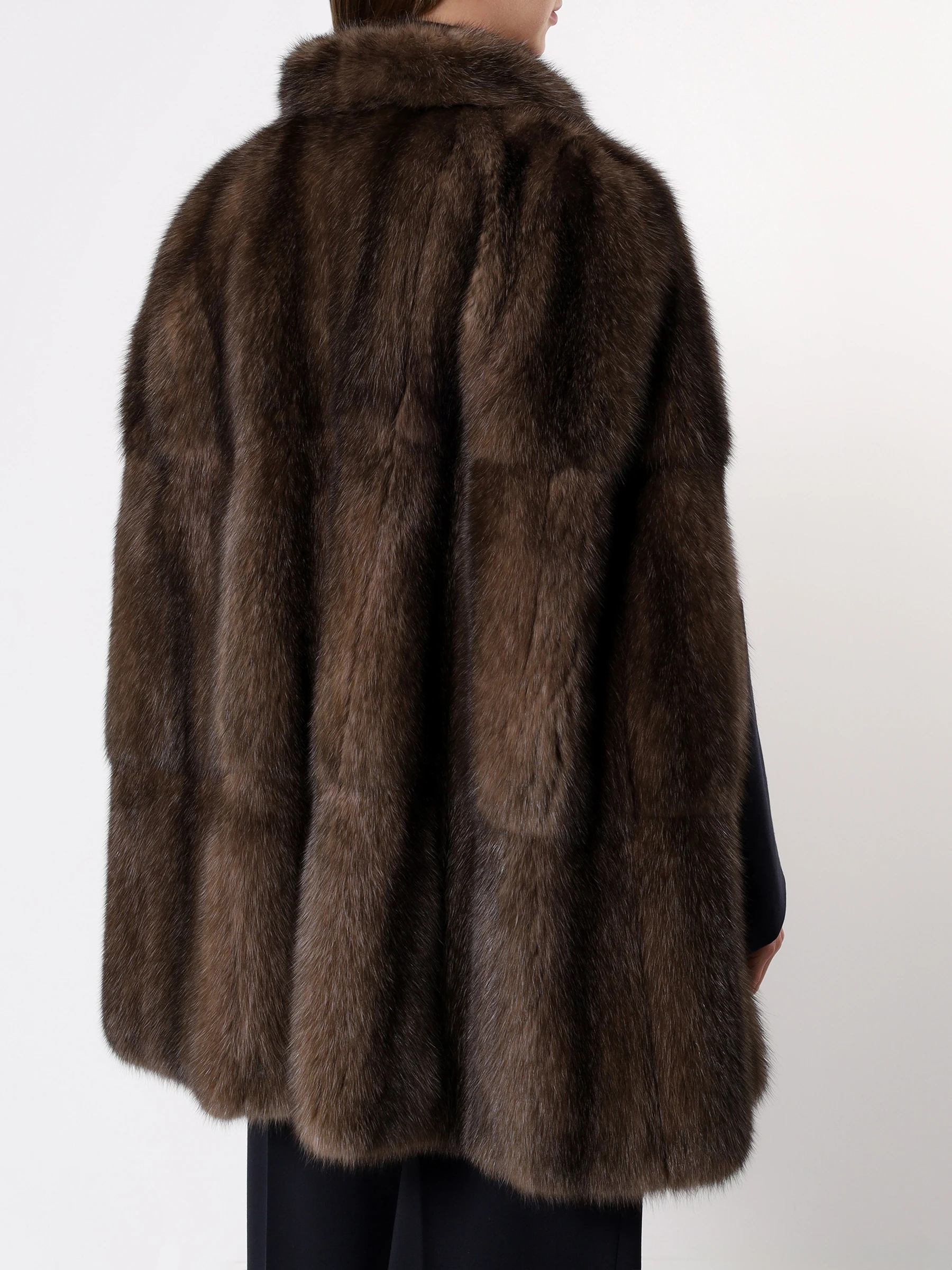 Шуба-кейп соболиная