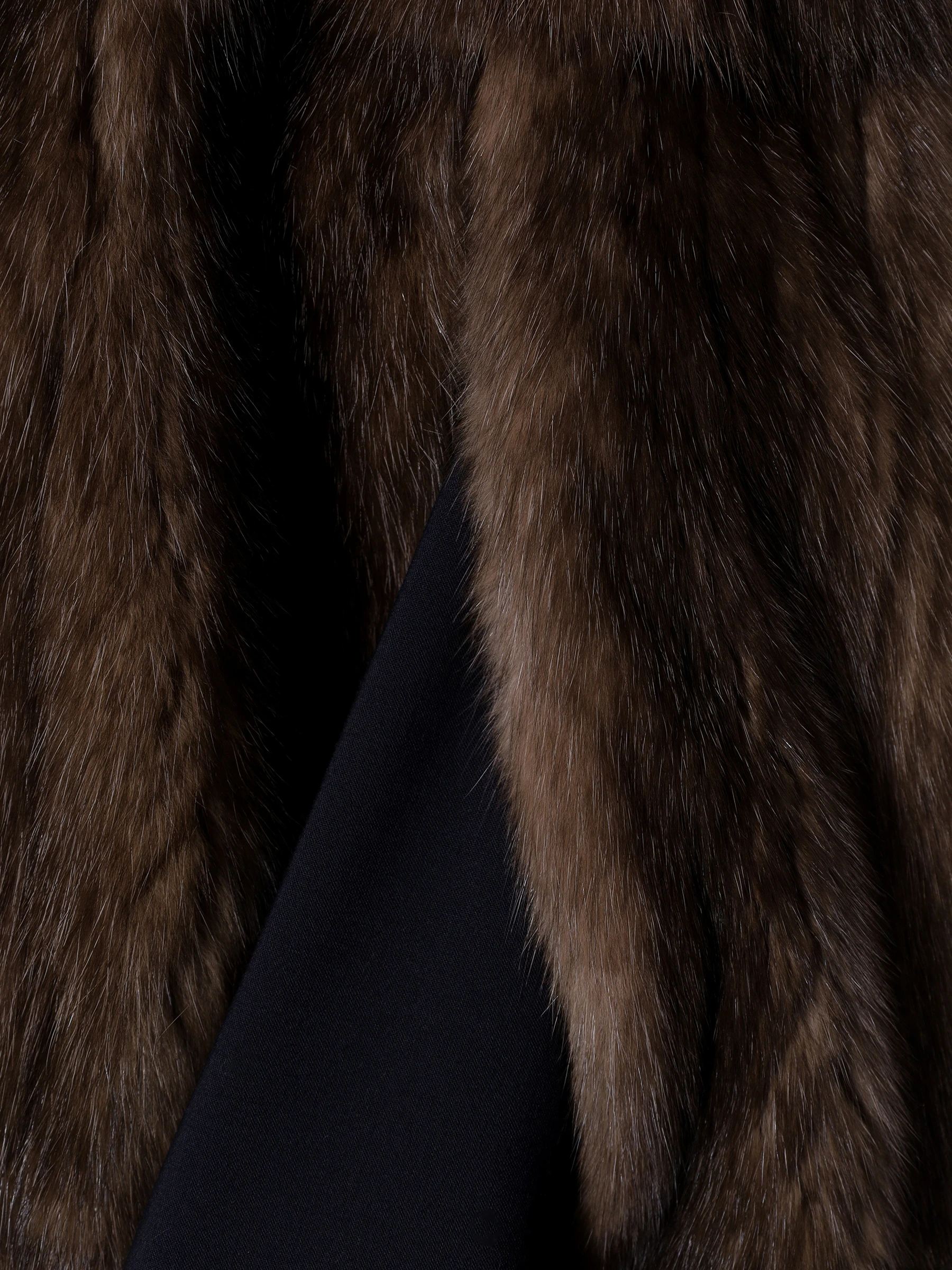 Шуба-кейп соболиная