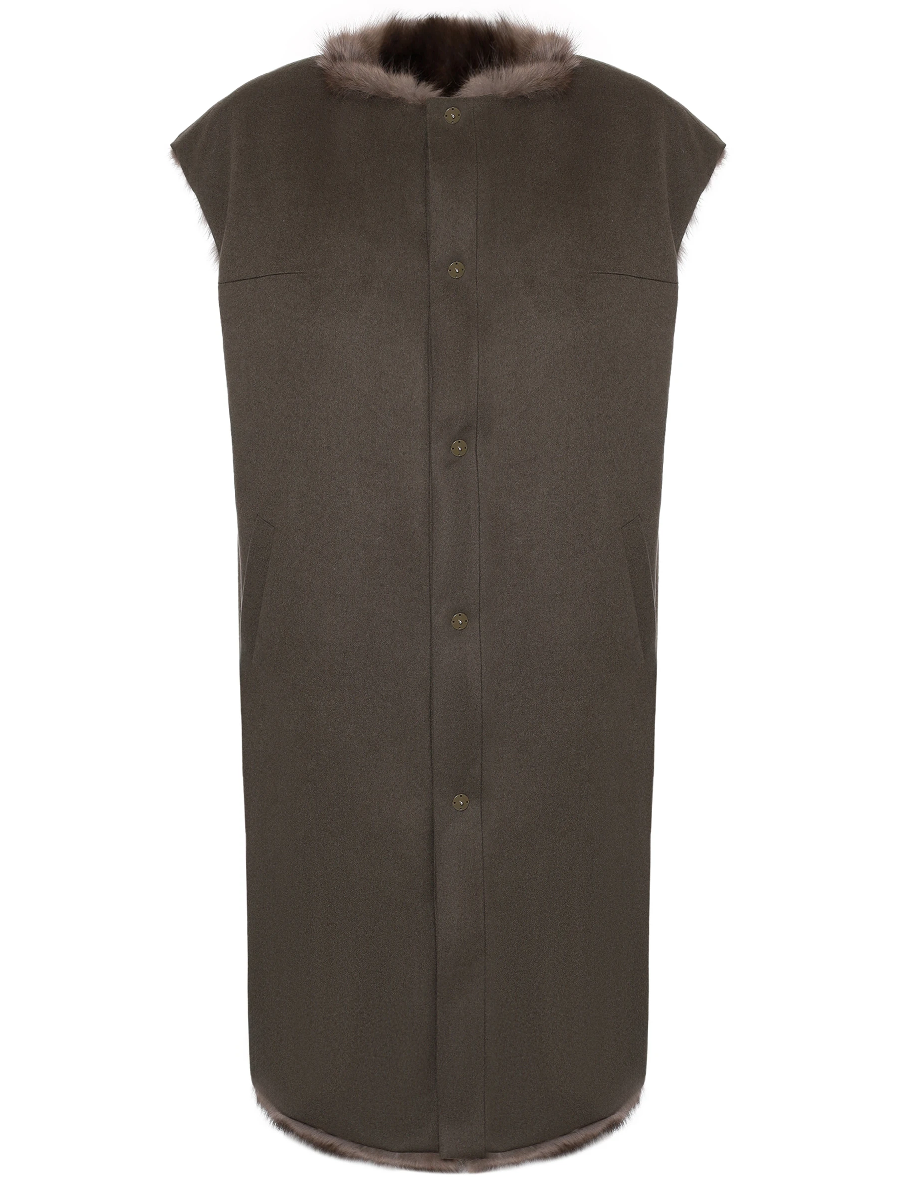 Жилет из меха соболя