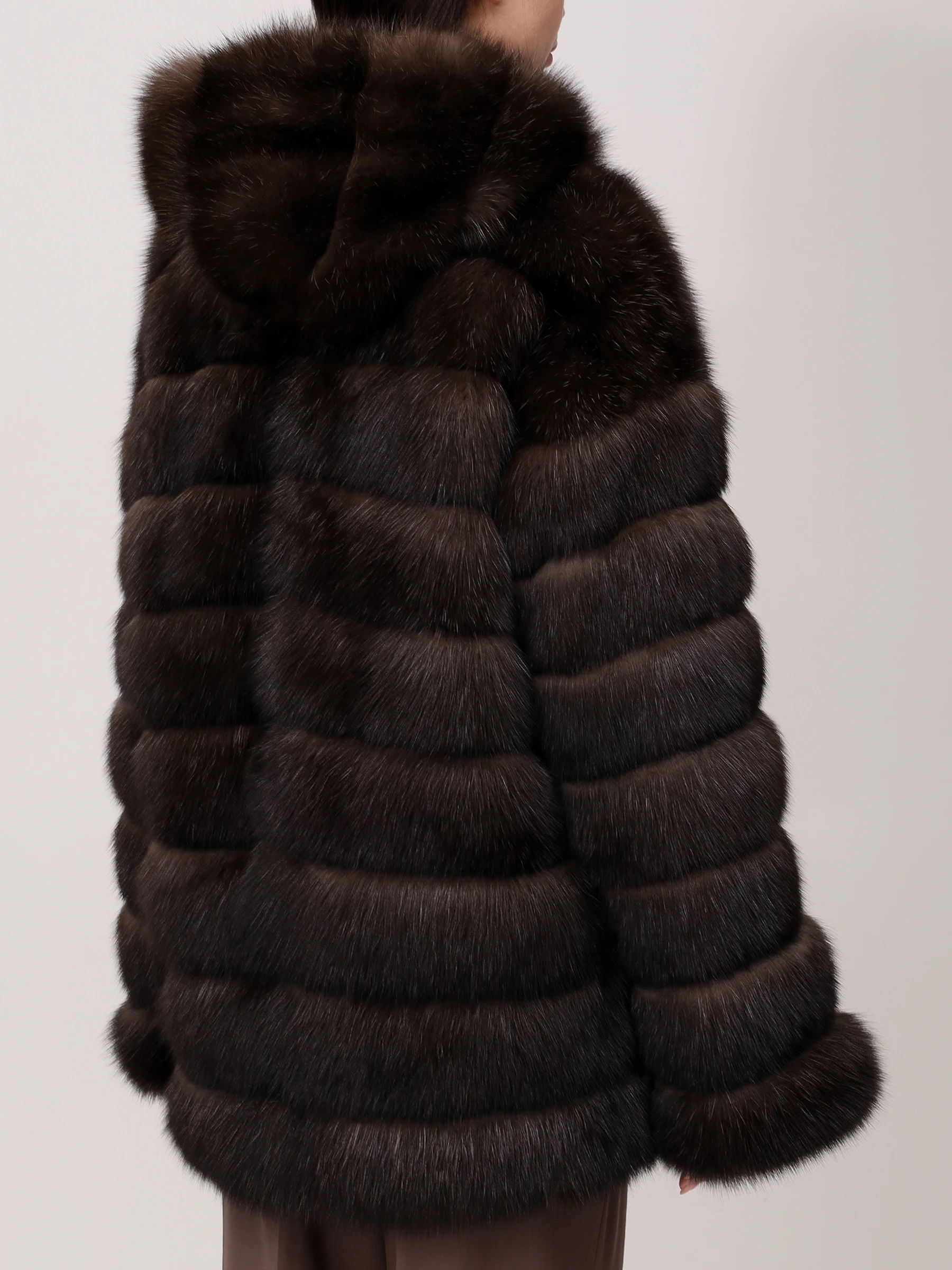 Полушубок «Даниэлла» соболиный