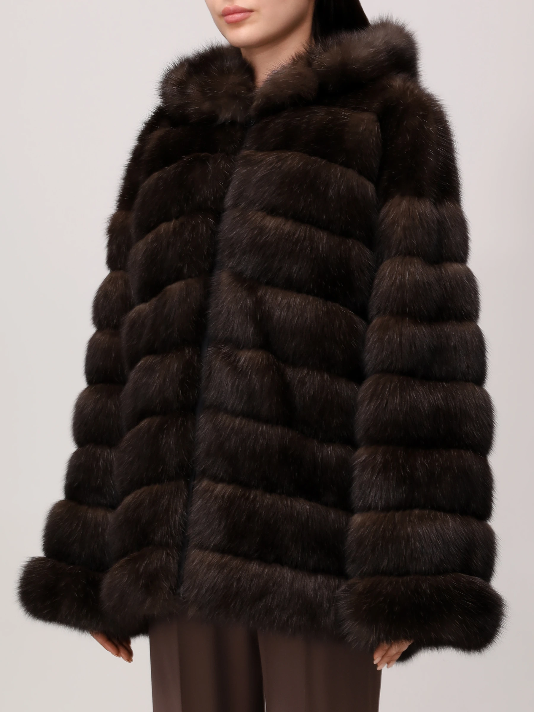 Полушубок «Даниэлла» соболиный