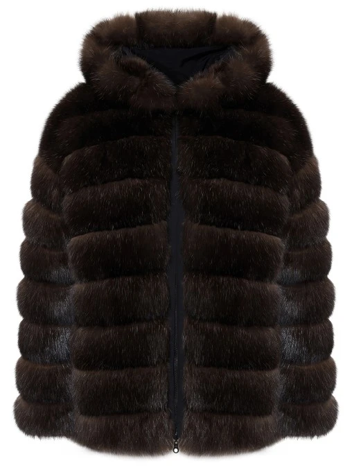 Полушубок «Даниэлла» соболиный AMELI