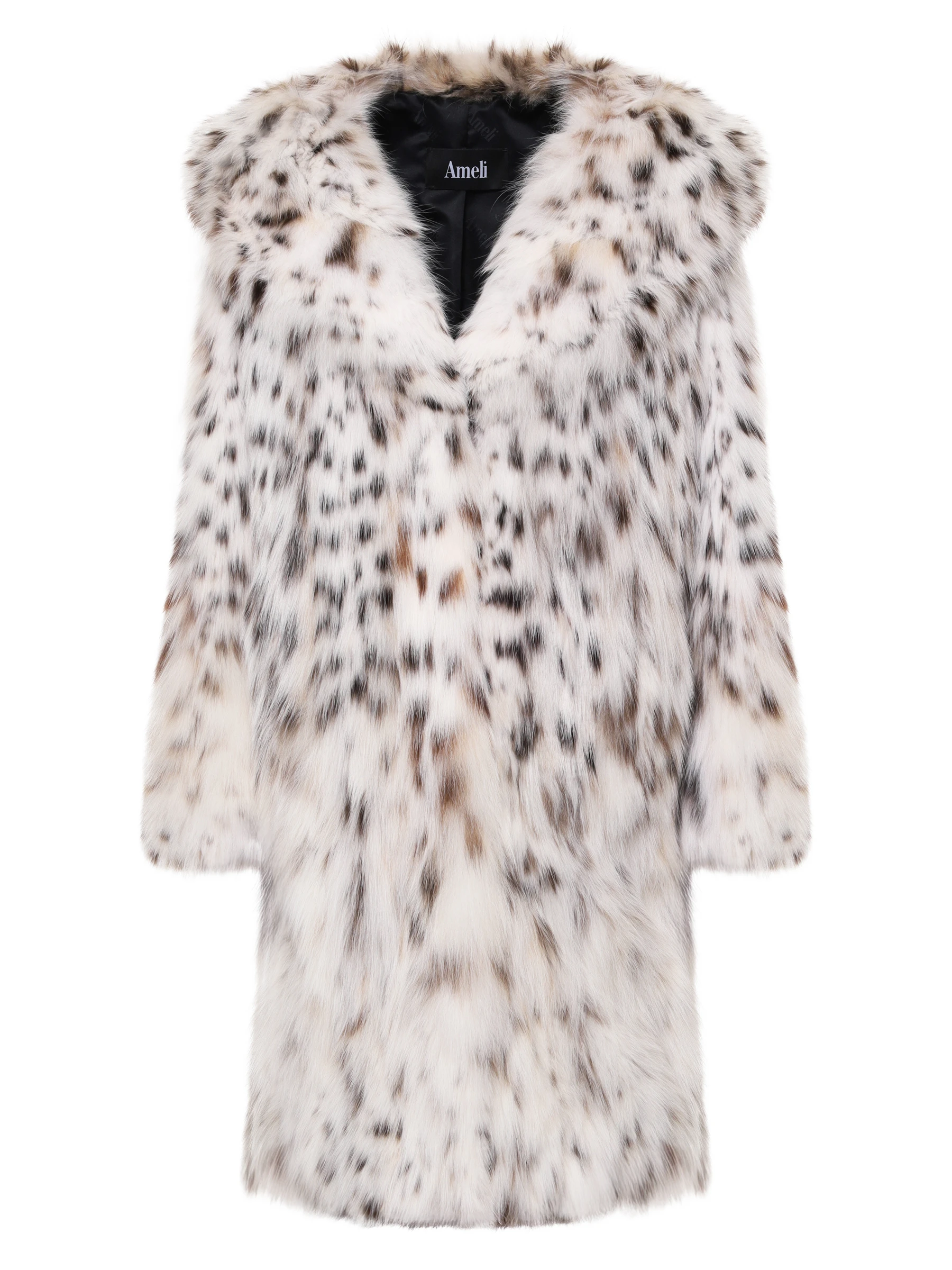 Шуба из меха рыси