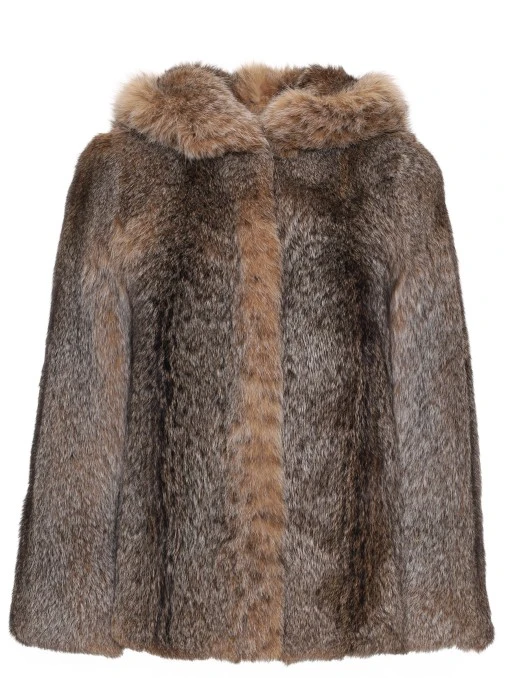 Полушубок «Алана» из меха рыси AMELI