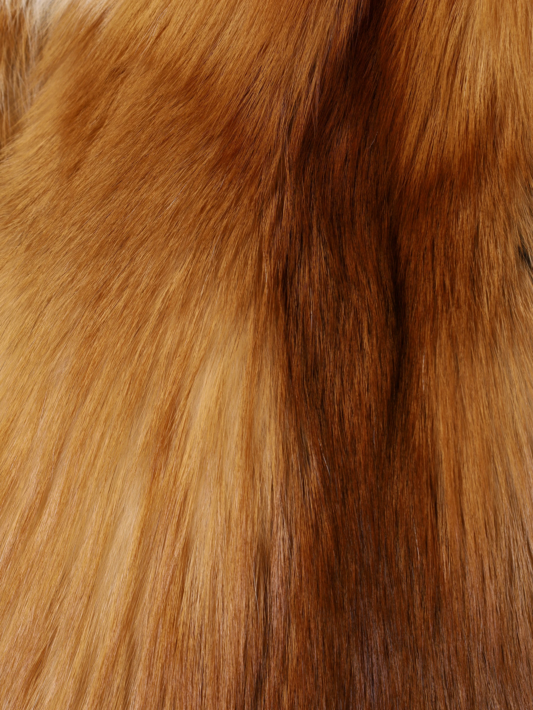 Жилет «Голди» из меха лисы