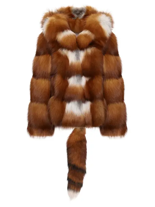 Полушубок из меха лисицы AMELI