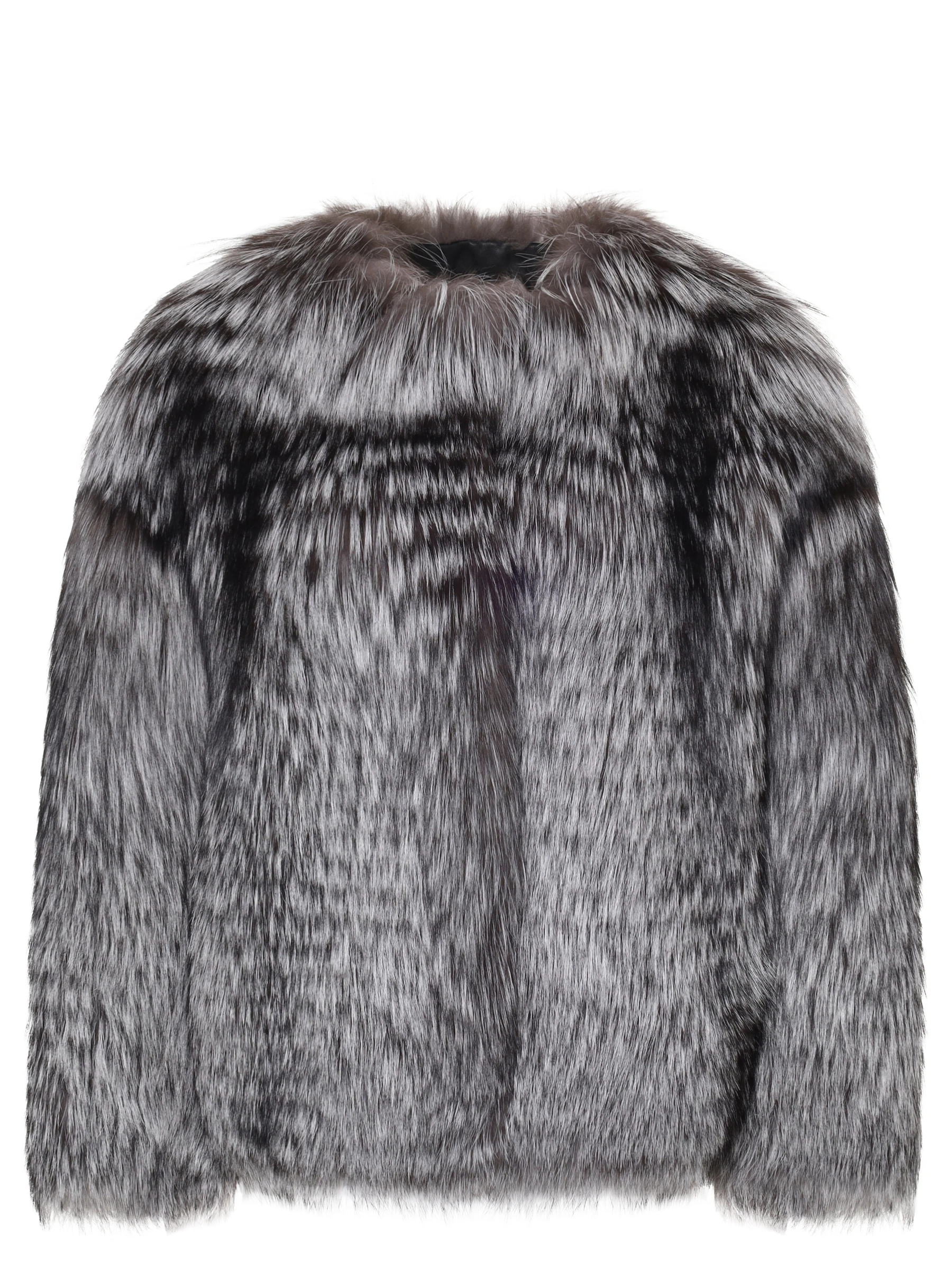 Шуба из меха лисы