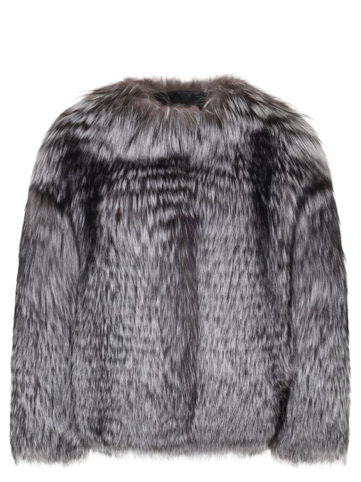 Шуба из меха лисы AMELI