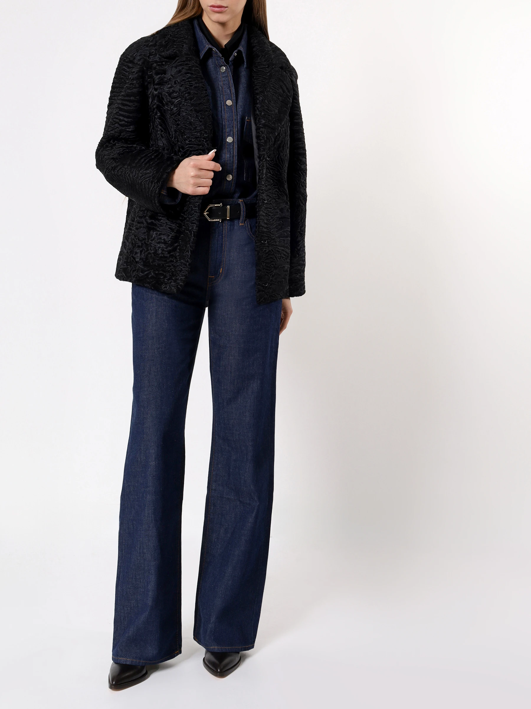 Полушубок «Джуди» из каракуля