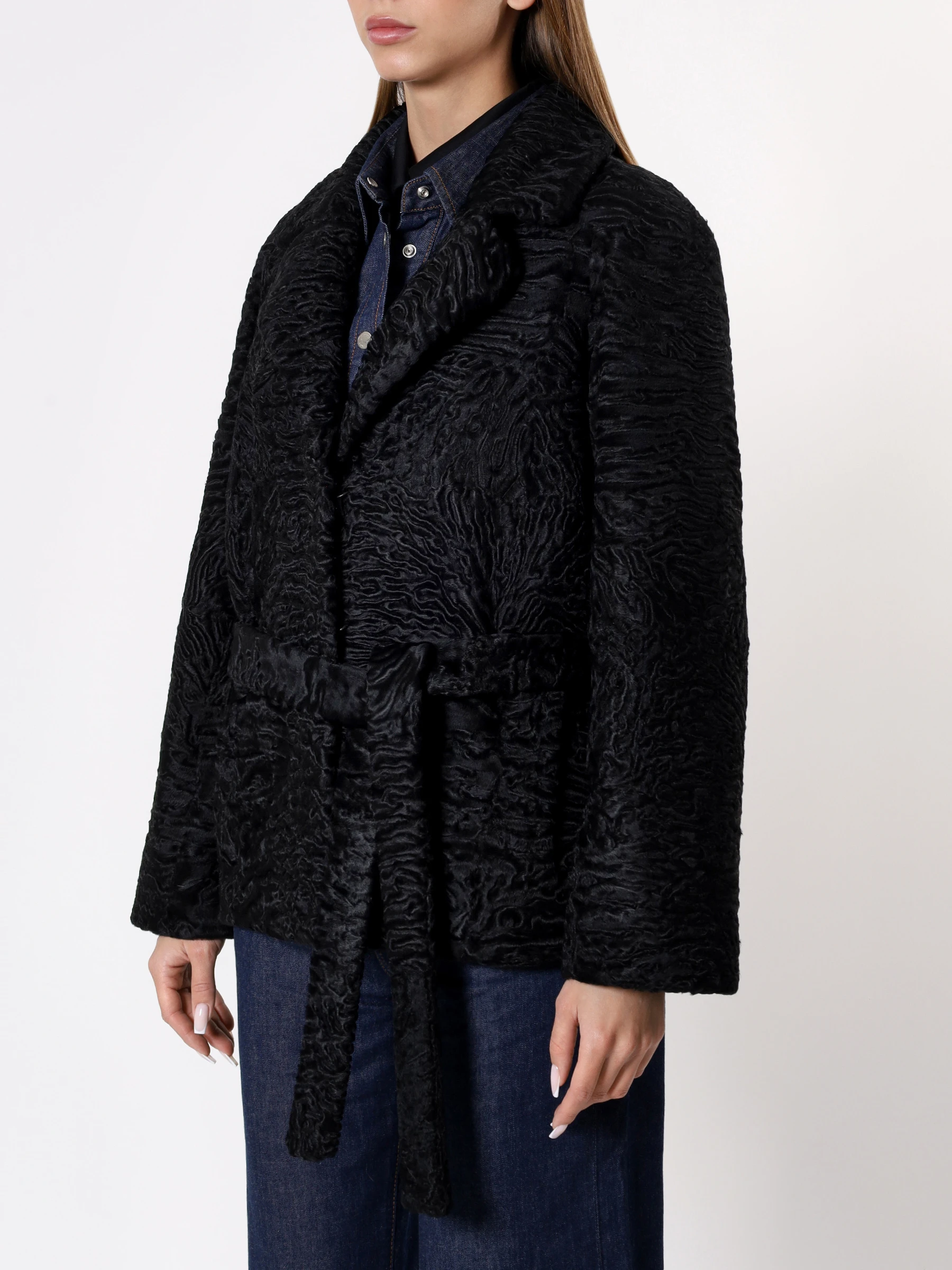 Полушубок «Джуди» из каракуля