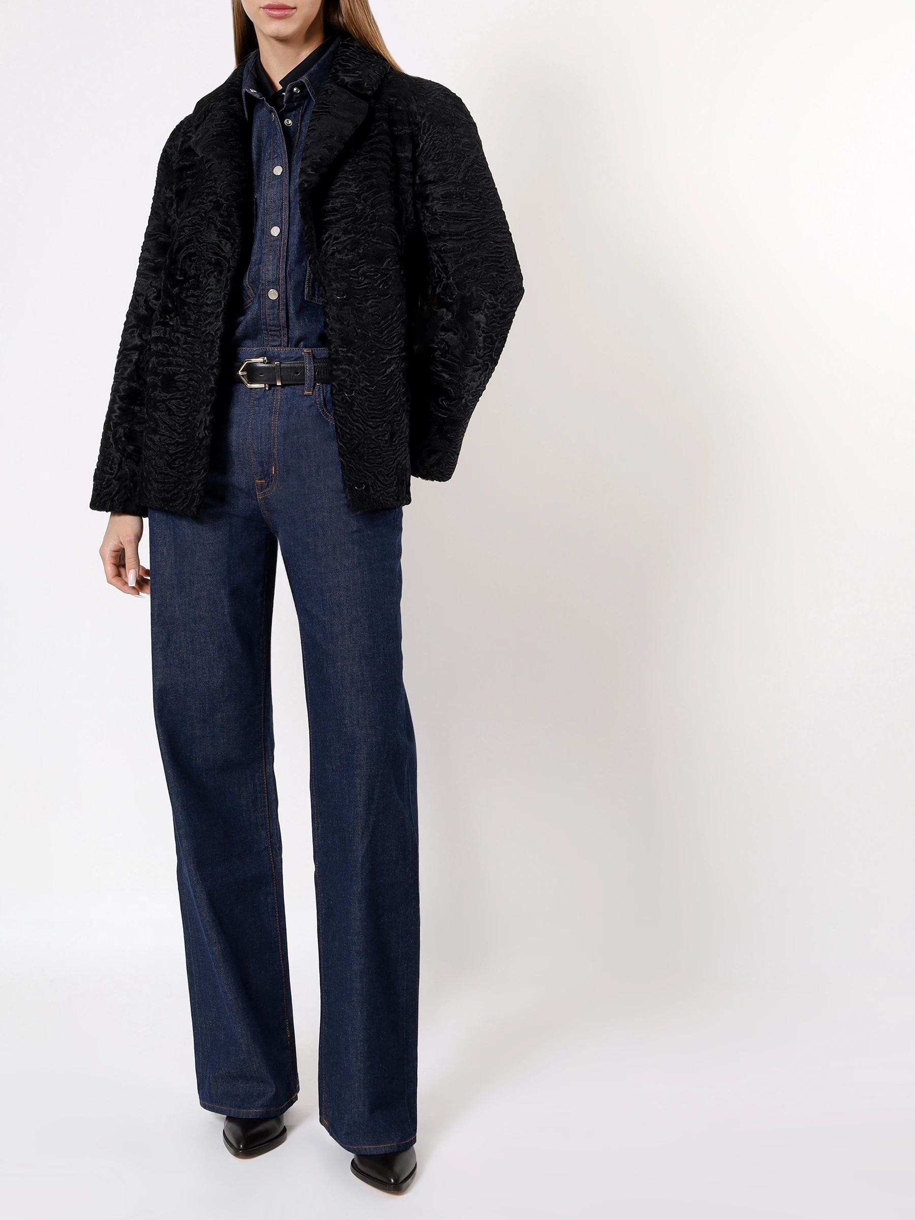 Полушубок «Джуди» из каракуля