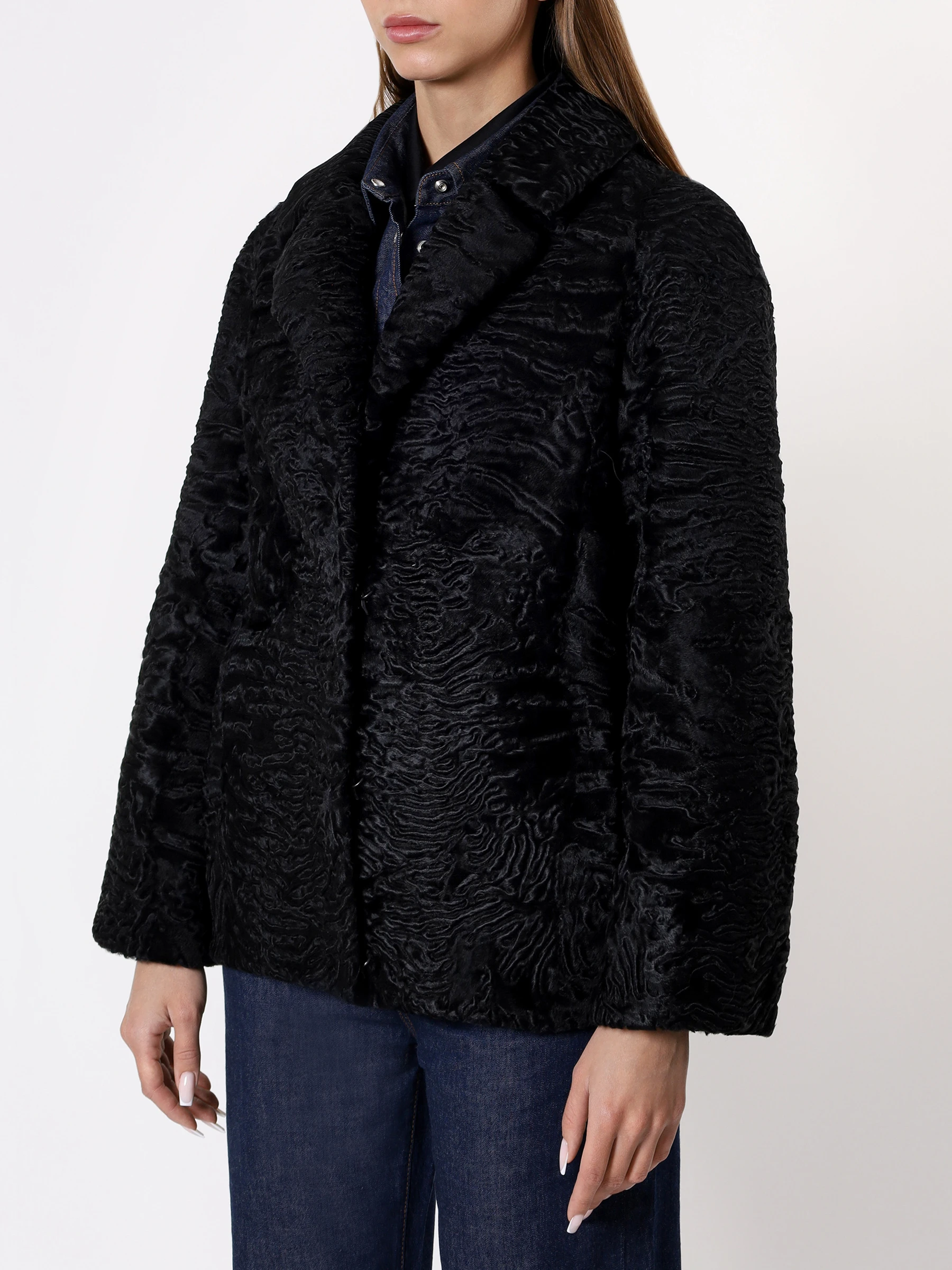 Полушубок «Джуди» из каракуля