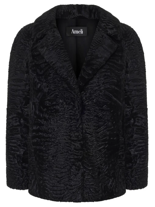 Полушубок «Джуди» из каракуля AMELI