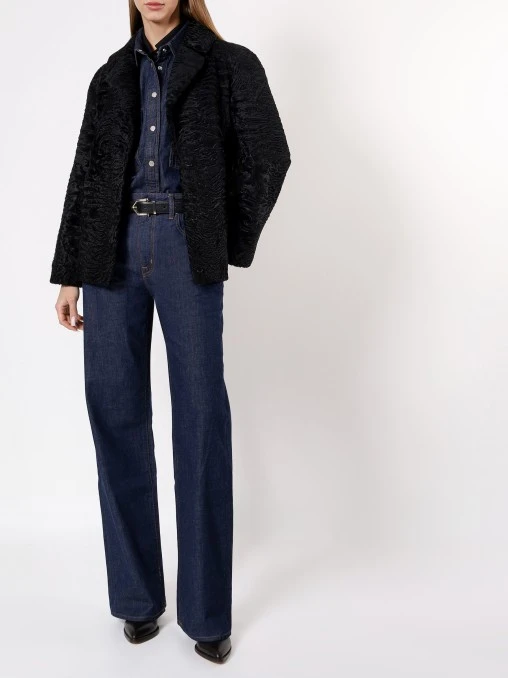 Полушубок «Джуди» из каракуля AMELI