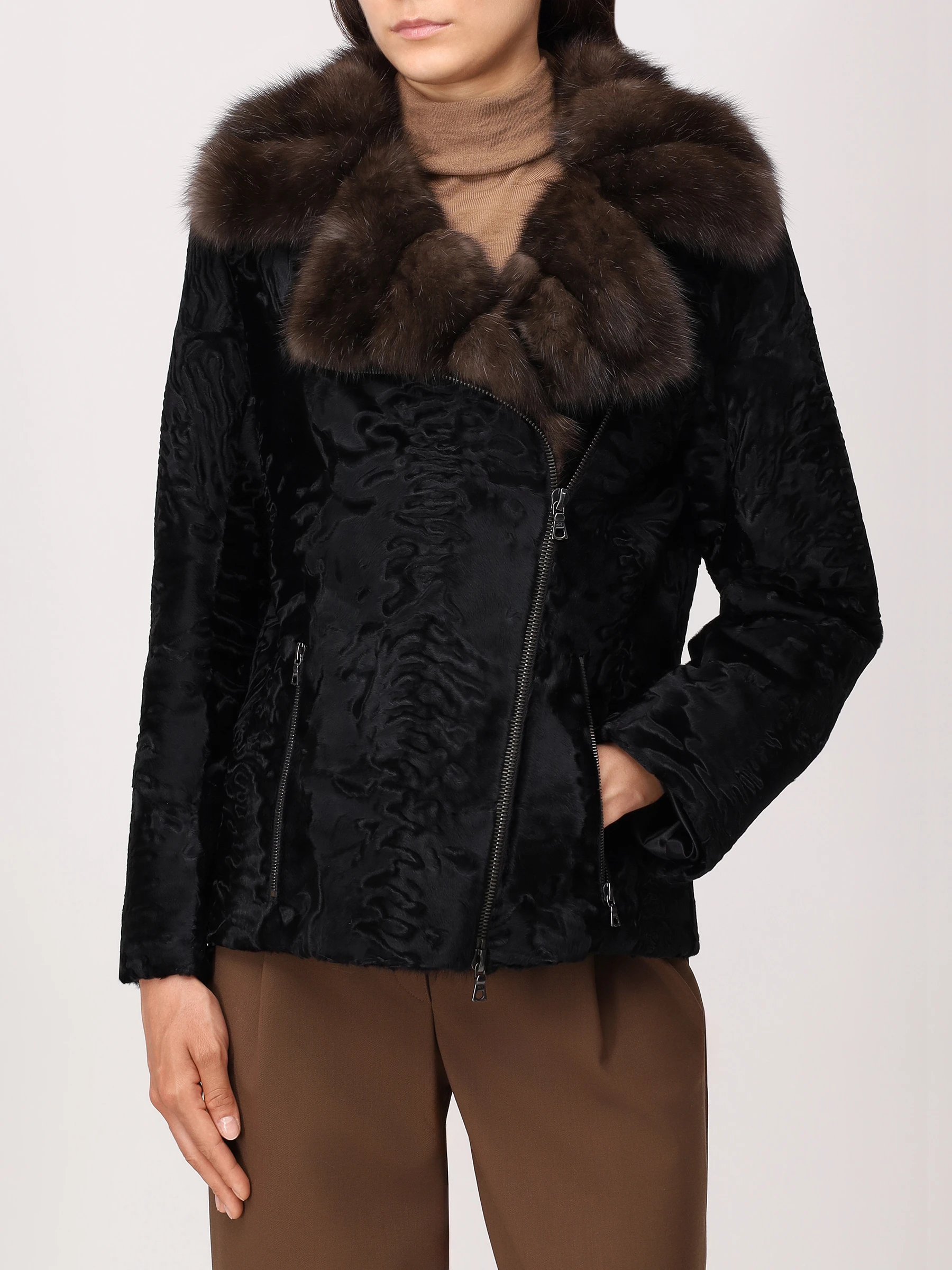 Куртка-косуха из каракуля