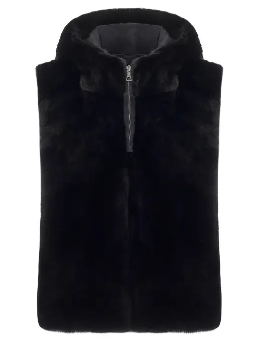 Накидка из меха норки AMELI