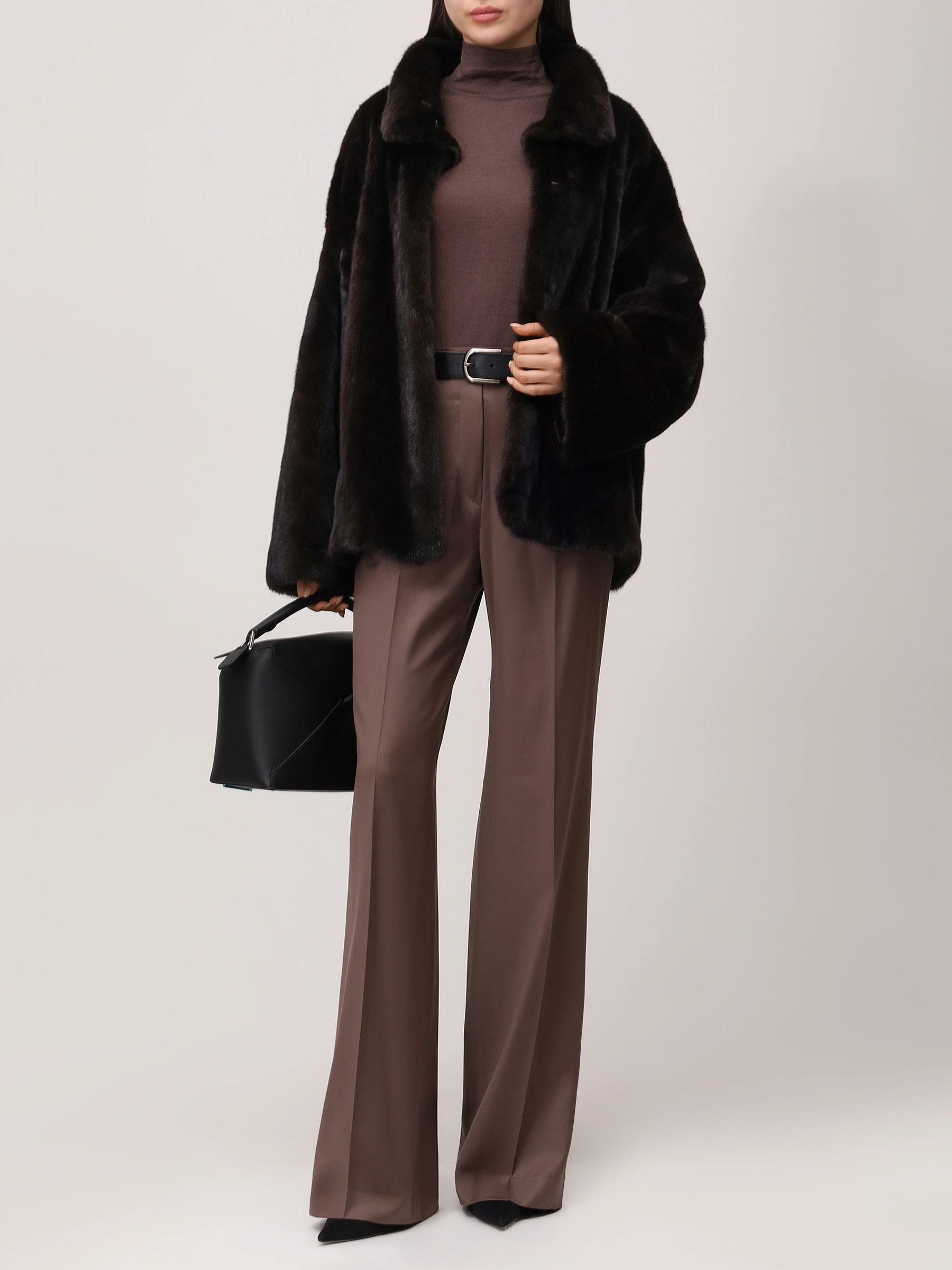 Полушубок «Ханна» норковый