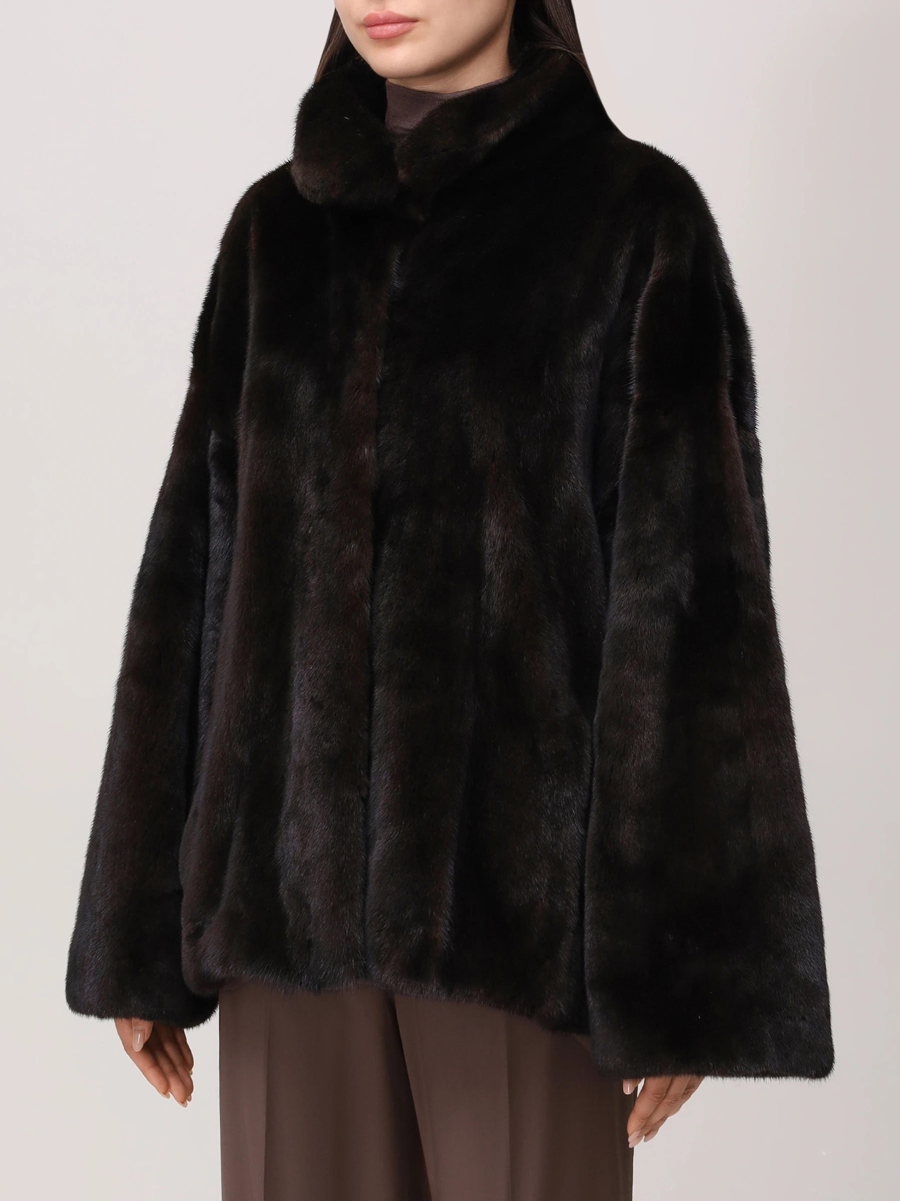 Полушубок «Ханна» норковый