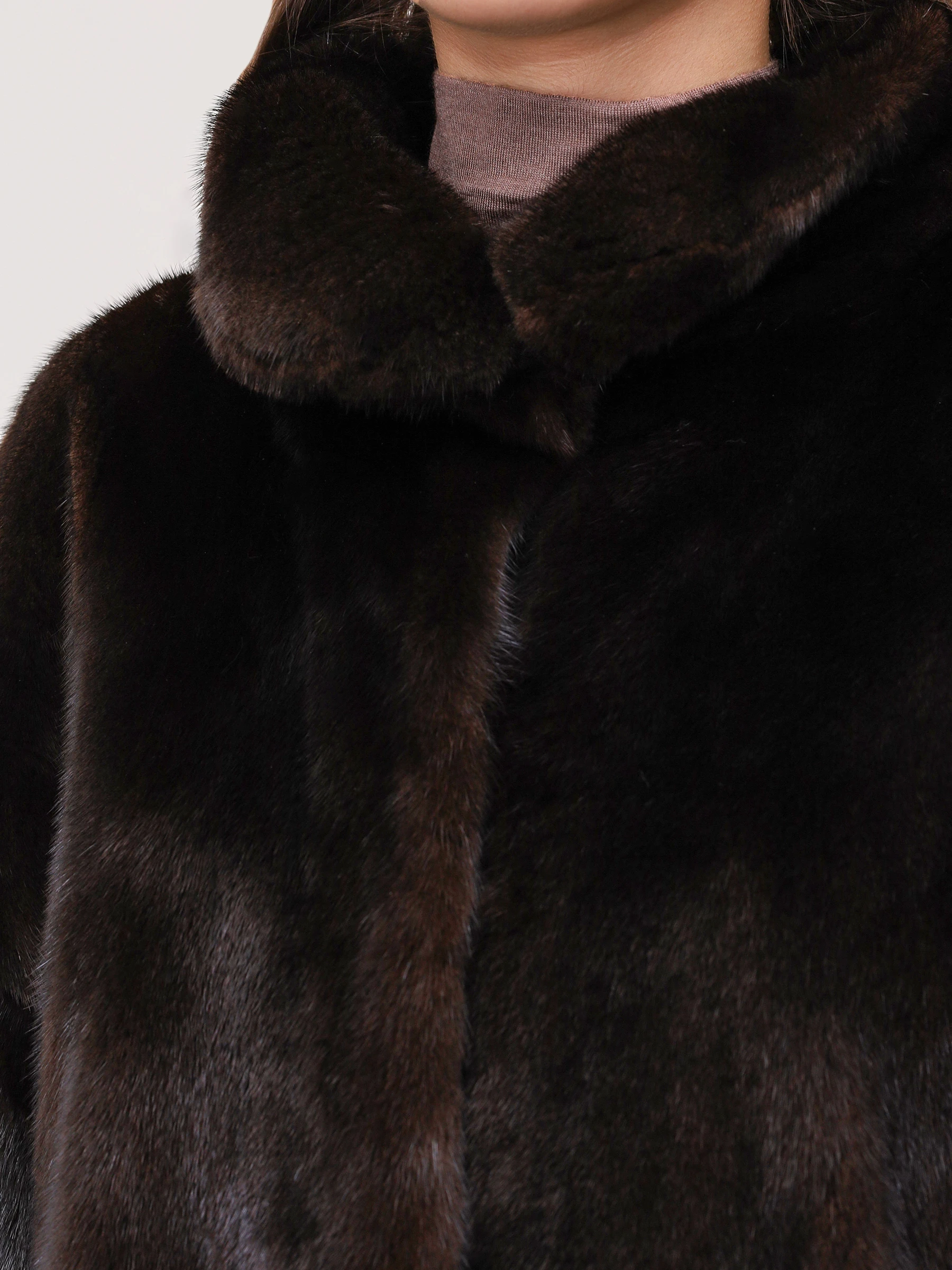 Полушубок «Ханна» норковый