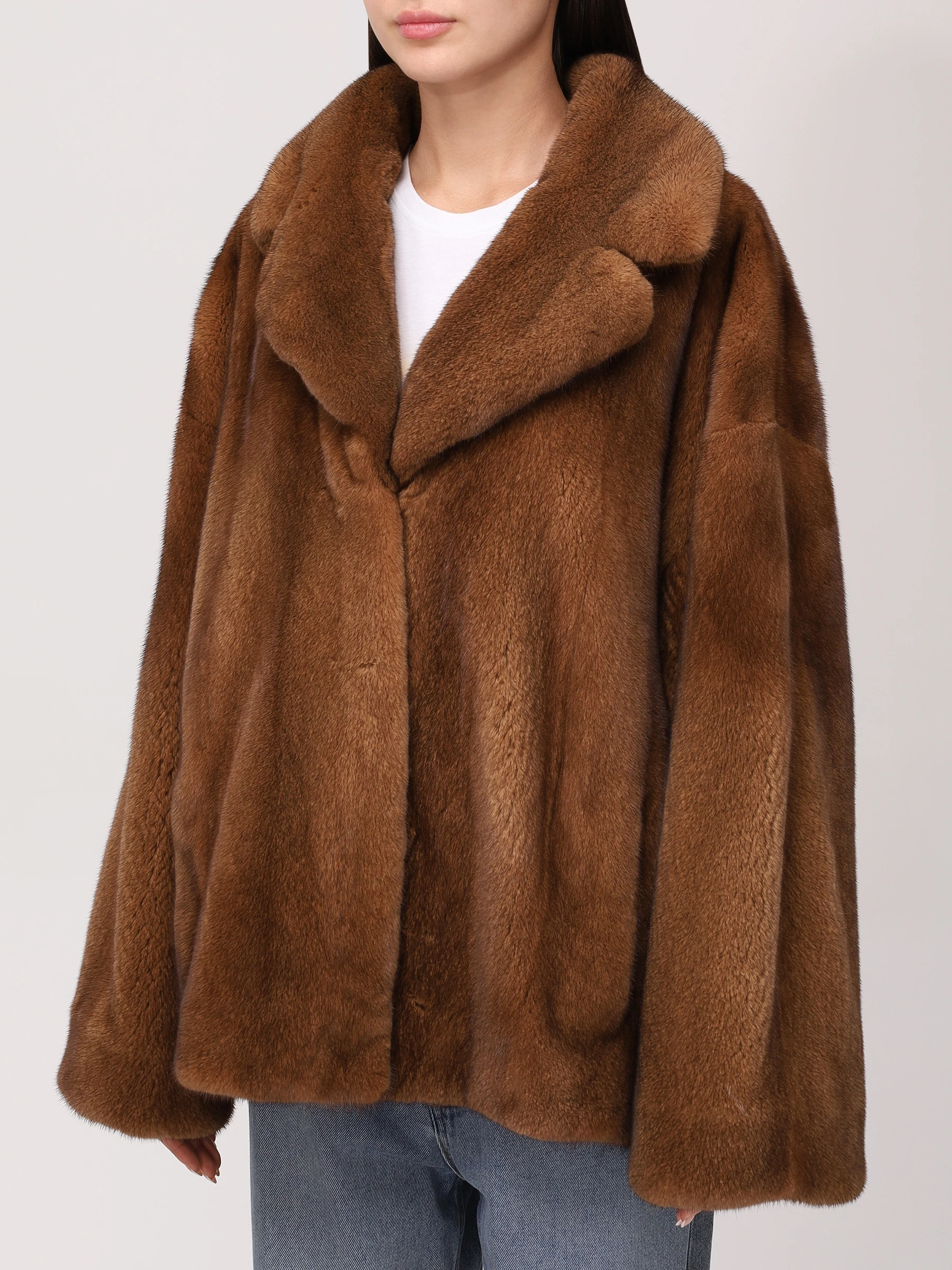 Полушубок «Вивиан» норковый