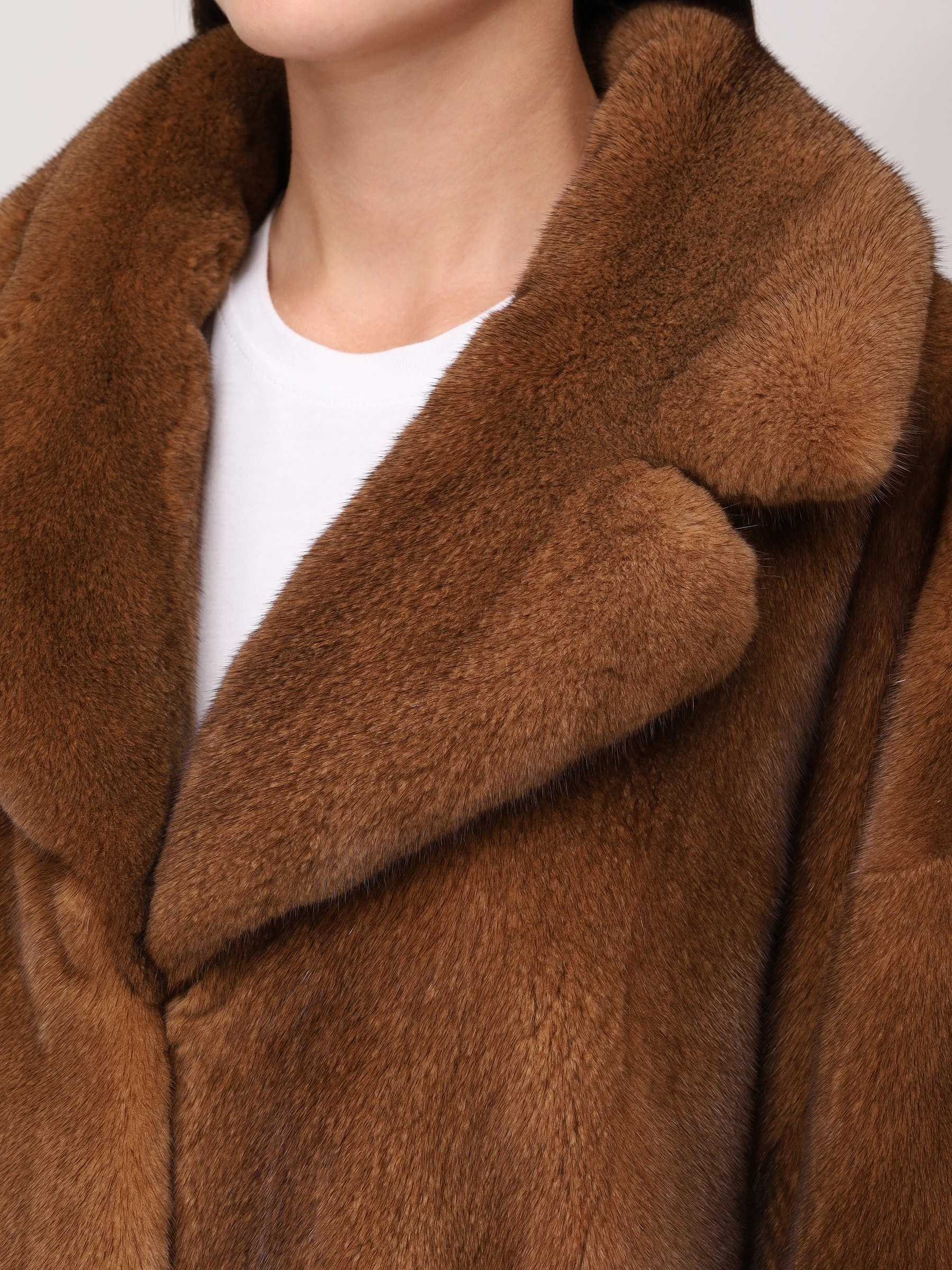 Полушубок «Вивиан» норковый