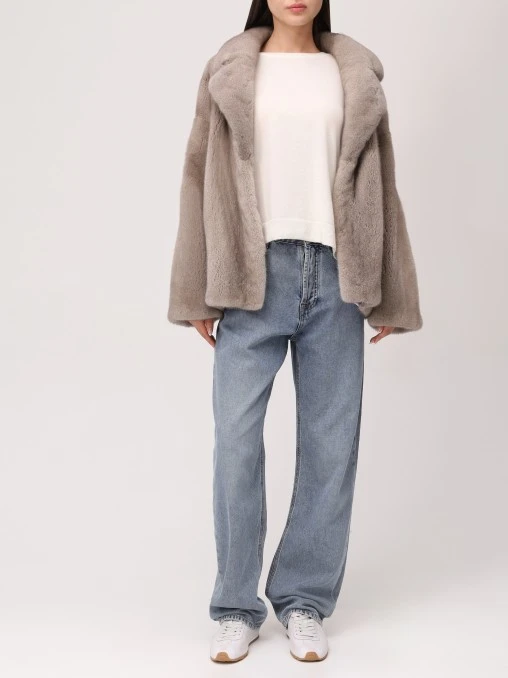 Полушубок «Вивиан» норковый AMELI