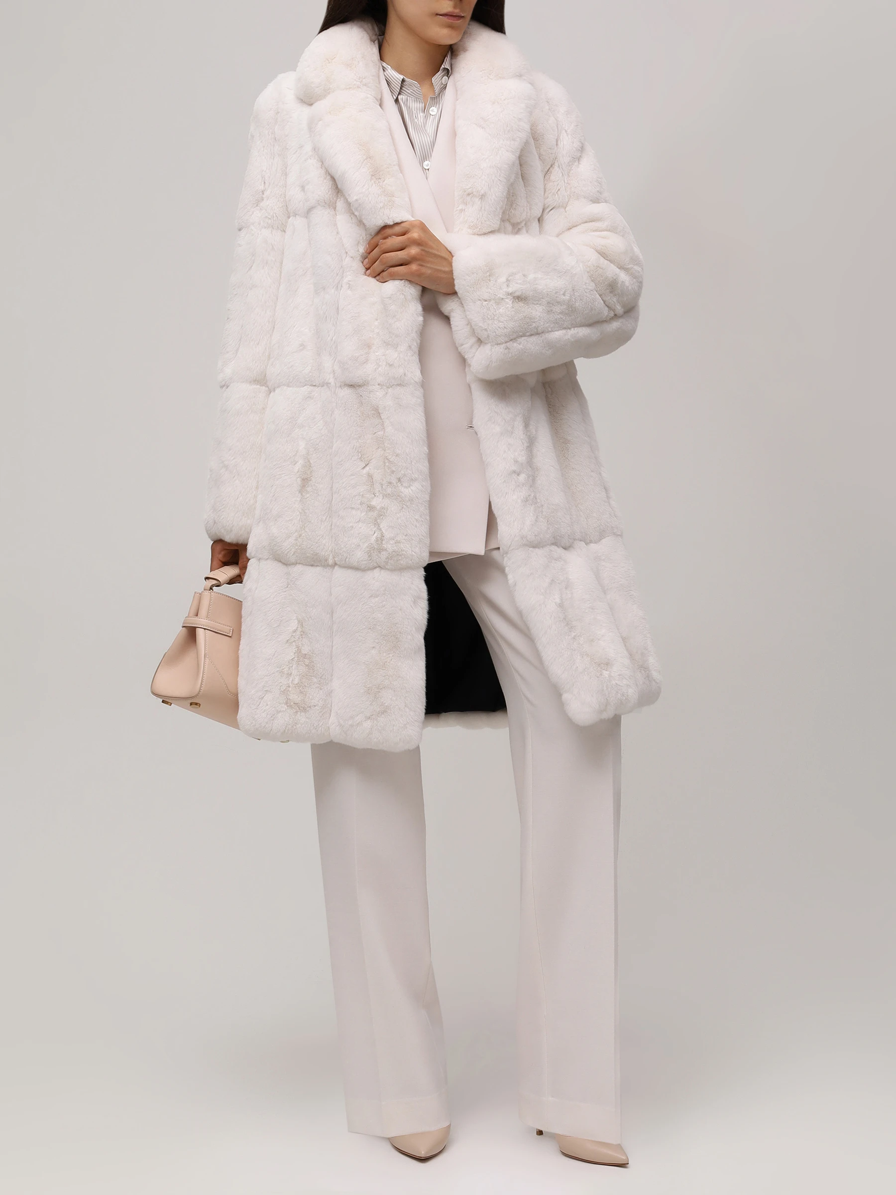 Шуба из меха шиншиллы