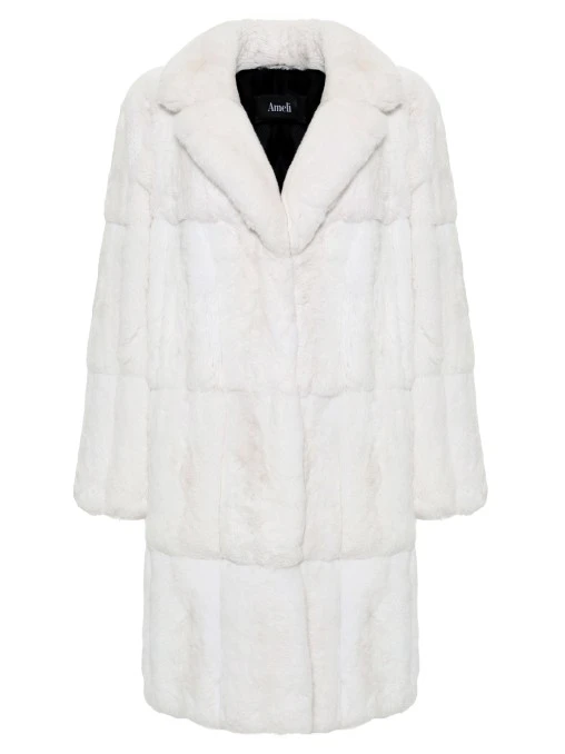 Шуба из меха шиншиллы AMELI