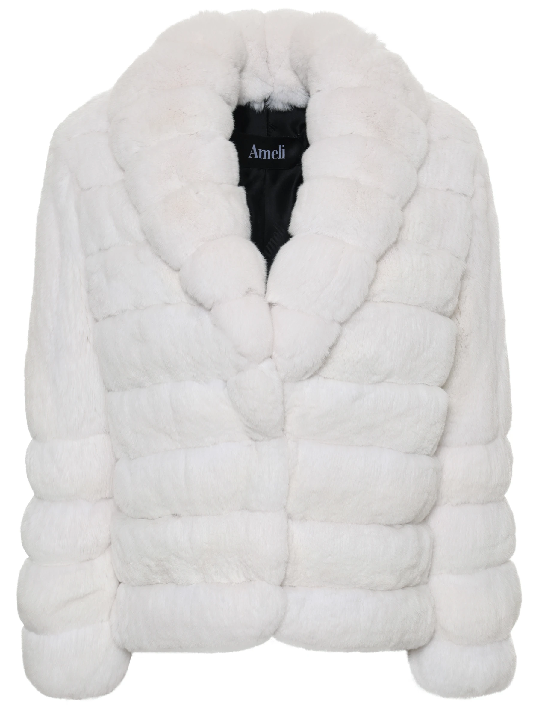 Полушубок «Катрина» из меха шиншиллы