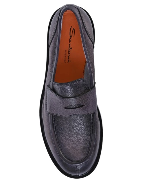 Лоферы кожаные SANTONI