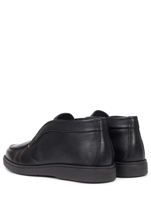 Ботинки кожаные на меху SANTONI