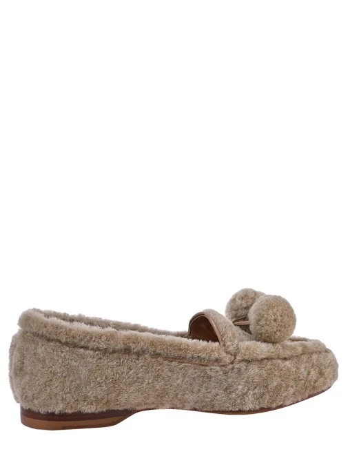 Лоферы из овчины SANTONI