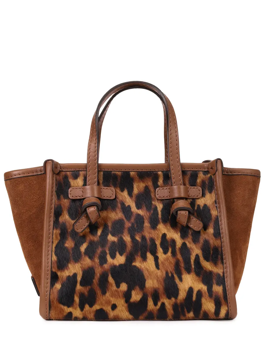 Сумка из замши и меха