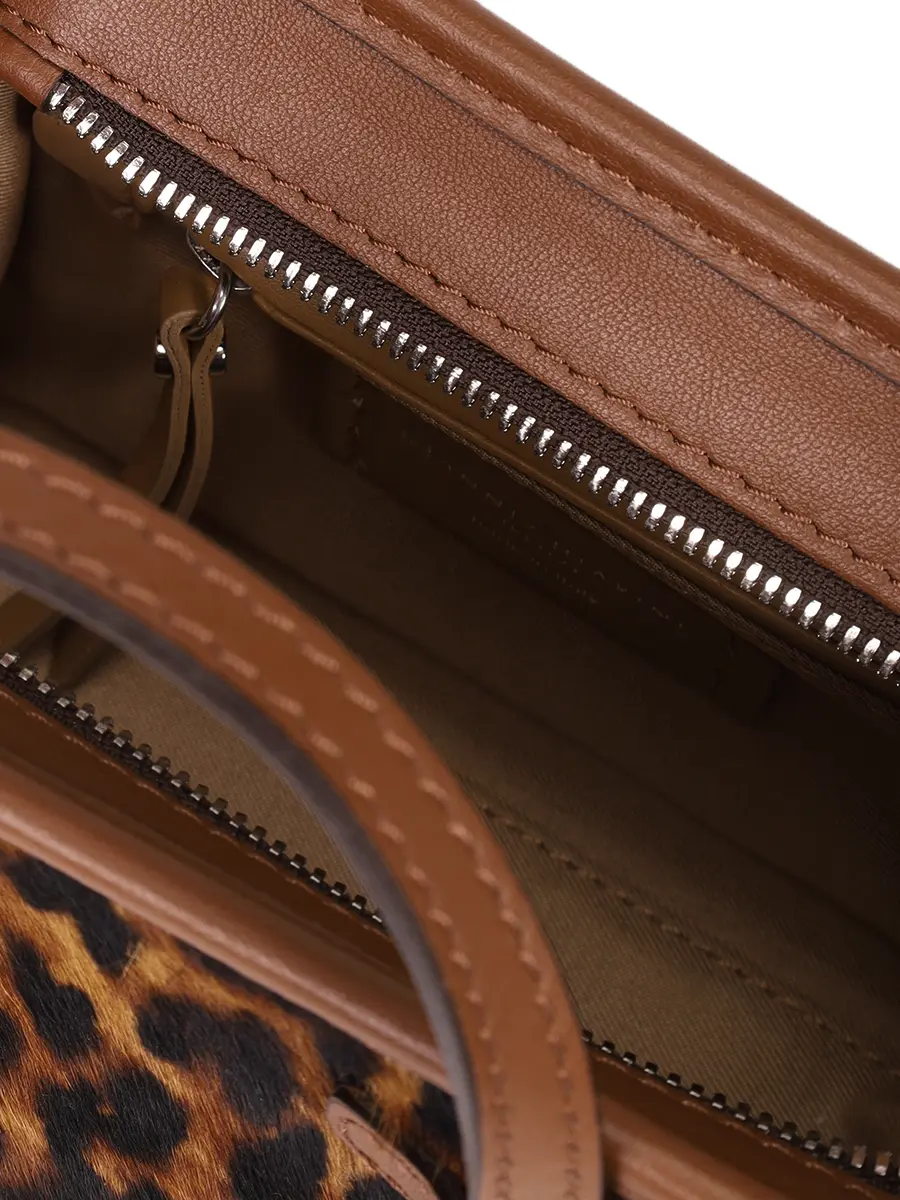 Сумка из замши и меха